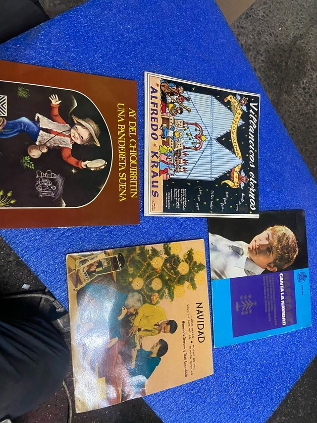 12 Discos Vinilo Antiguos Navideños