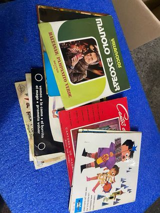 12 Discos Vinilo Antiguos Navideños