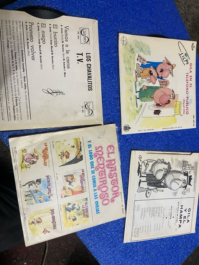 12 Discos Vinilo Antiguos Navideños