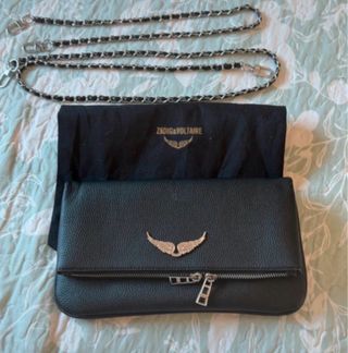 Bolso Zadig & Voltaire Negro y Plateado