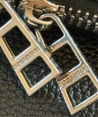 Bolso Zadig & Voltaire Negro y Plateado