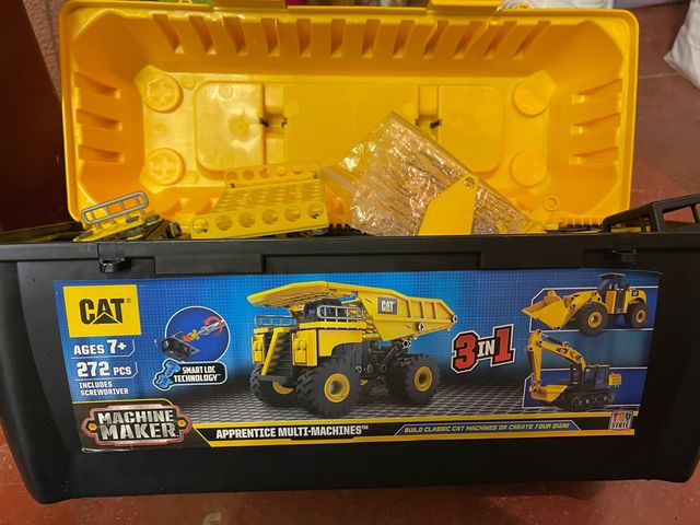 Juego Construcción CAT Machine Maker 3 en 1