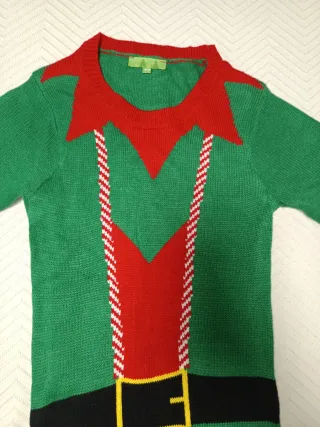 Vestido Elfo Navidad S punto