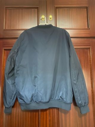 Chaqueta Bomber Azul Hombre