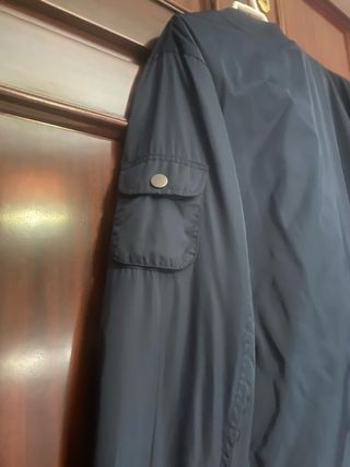 Chaqueta Bomber Azul Hombre