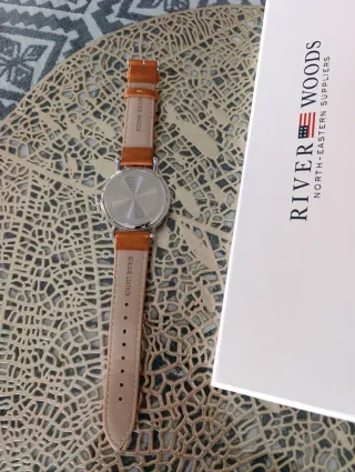 Reloj River Woods Marrón y Plateado