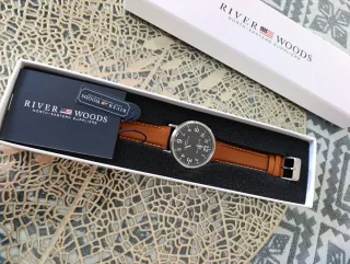 Reloj River Woods Marrón y Plateado
