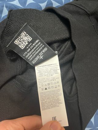 Sudadera Stone Island Negra