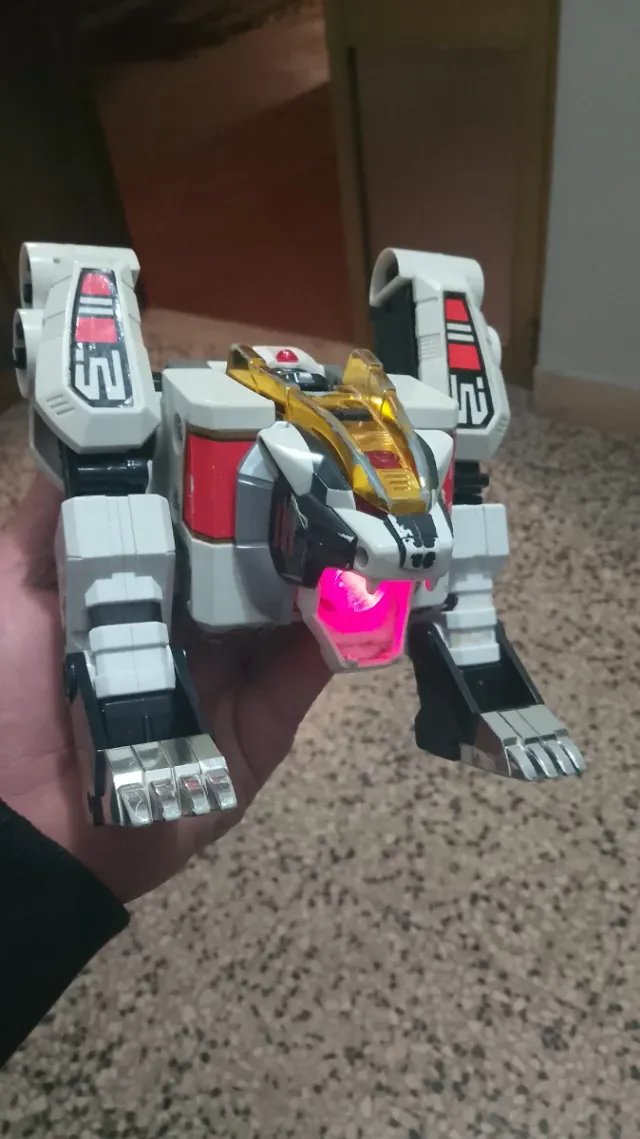 Robot Power Rangers Bianco Rosso