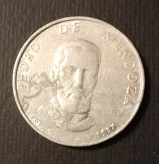 Ficha Jetón Conmemorativo Pedro de Mendoza