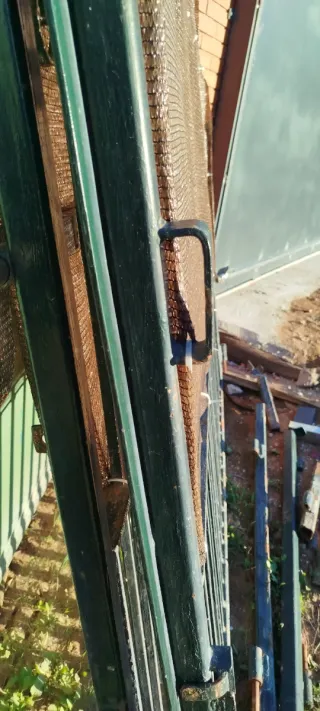 Portón doble hoja hierro 3.50x2.30