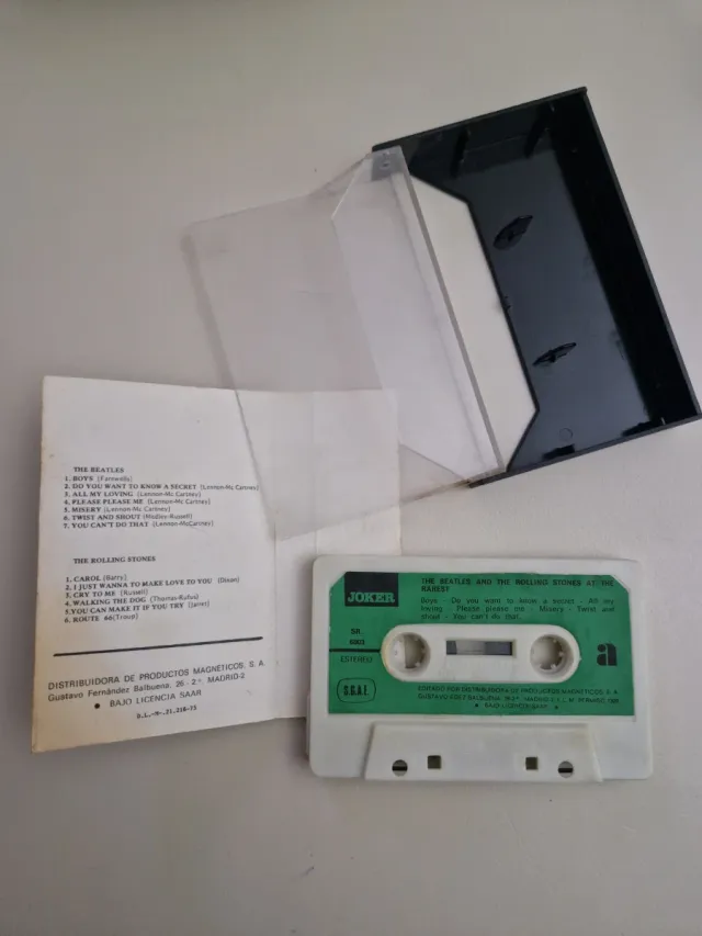 Casete The Beatles & Rolling Stones