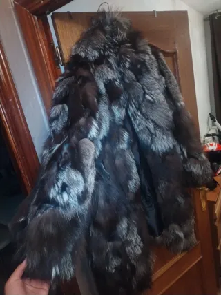 Abrigo de pelo de zorro