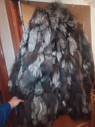 Abrigo de pelo de zorro