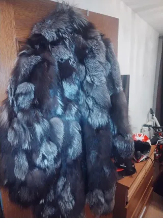 Abrigo de pelo de zorro