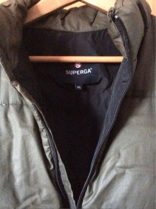 Anorak Superga Plumas Hombre Talla XL