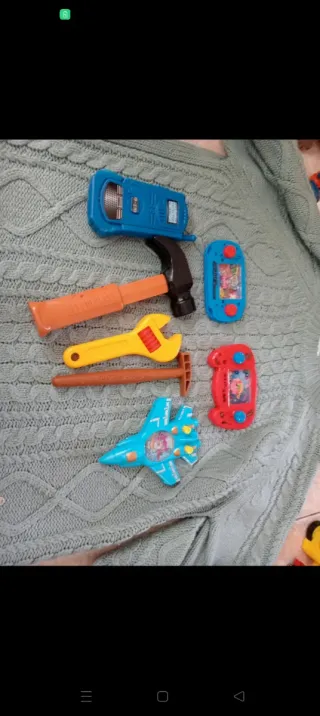 Lote Juguetes: Avión, Herramientas y Consolas