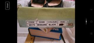 Pantofole Toscania Pelle Nere Tg. 39