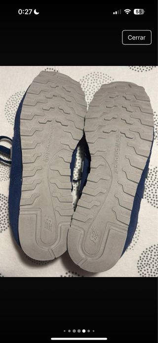 Zapatillas New Balance Mujer T.40 Azul Marino