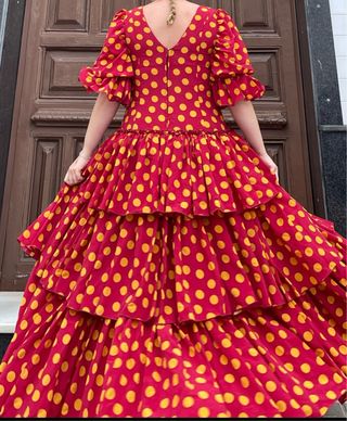 Traje de flamenca talla 44-46