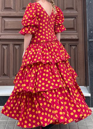 Traje de flamenca talla 44-46