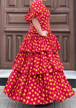 Traje de flamenca talla 44-46