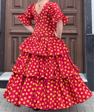 Traje de flamenca talla 44-46