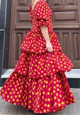 Traje de flamenca talla 44-46