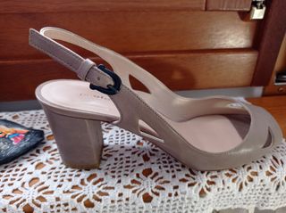 Scarpe Paola Prata Tg 40 Beige