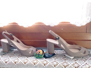 Scarpe Paola Prata Tg 40 Beige