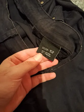 Pantalón vaquero negro hombre