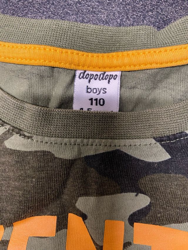 Maglia Bambino Camouflage 4/5 Anni