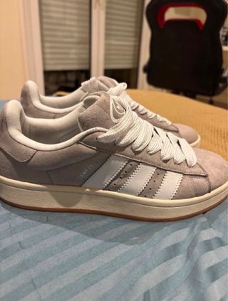 Adidas Campus Talla 44 Gris/Blanco