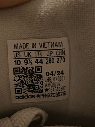 Adidas Campus Talla 44 Gris/Blanco