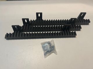 Cremallera Puerta Corredera Negra