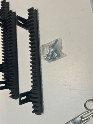 Cremallera Puerta Corredera Negra