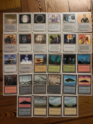 238 Carte Magic Quarta Edizione Vintage Old