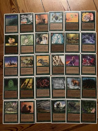 238 Carte Magic Quarta Edizione Vintage Old