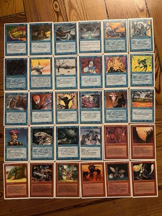 238 Carte Magic Quarta Edizione Vintage Old