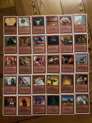 238 Carte Magic Quarta Edizione Vintage Old