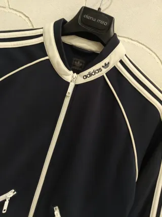 Giacca Adidas Seefeld Uomo Blu/Bianca