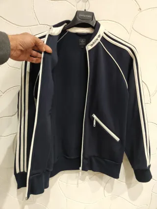 Giacca Adidas Seefeld Uomo Blu/Bianca