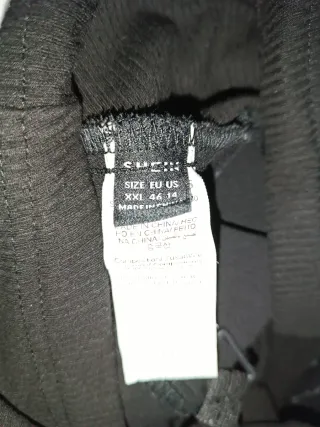 Vaquero corto premamá negro