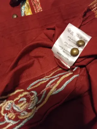 Camisa INDIA Fiesta Bordada