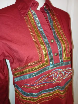 Camisa INDIA Fiesta Bordada