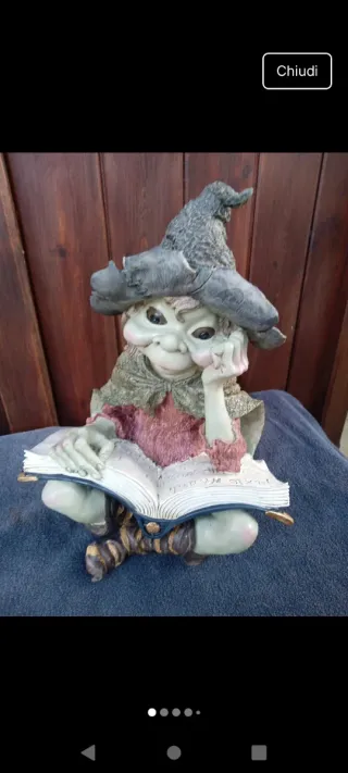 Statua Pixie Originale Grande cm 40