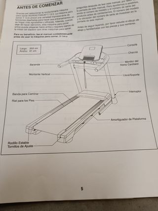 Cinta de Correr NordicTrack