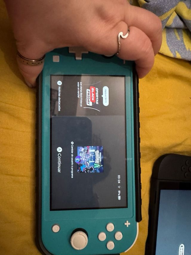 Nintendo Switch Lite Verde y Negro