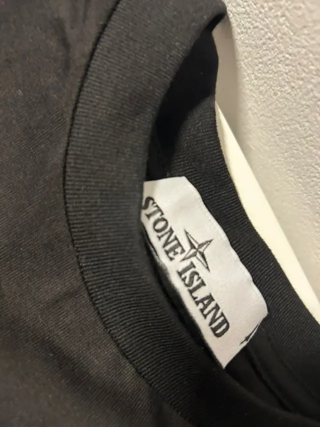 Camiseta Stone Island Negra Talla S