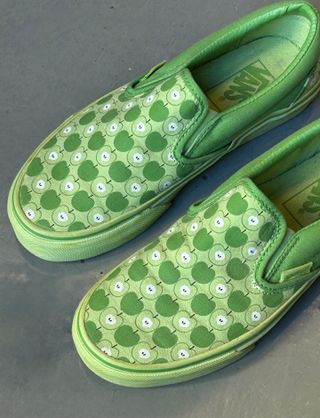 Zapatillas Vans 38,5 Slip-On “Green Apples”